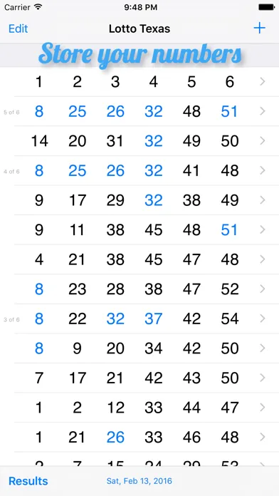Screenshot di Lotto Texas Results