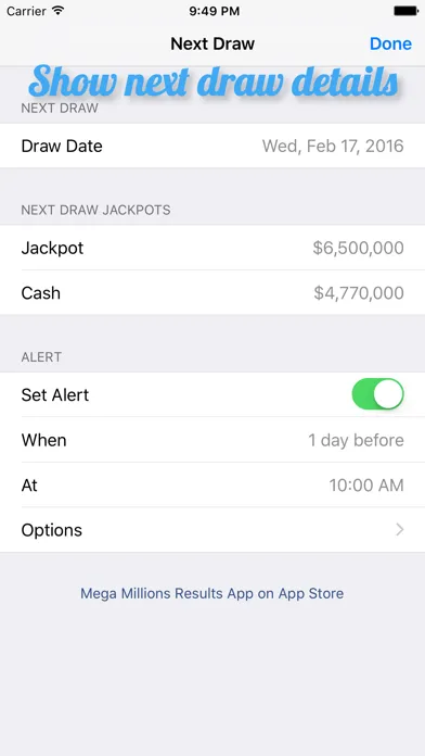 Screenshot di Lotto Texas Results