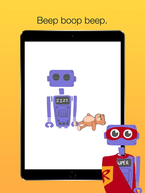 Robot Family - Stickers iPad 應用截圖