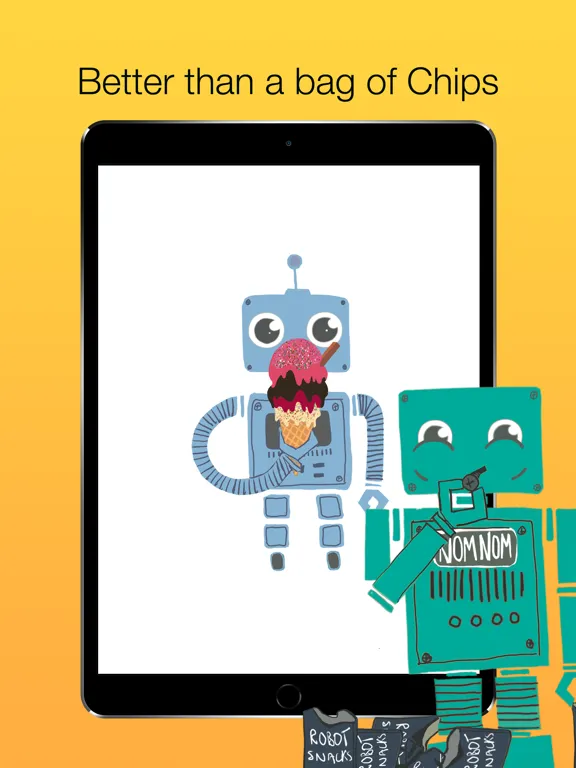 Robot Family - Stickers iPad 應用截圖