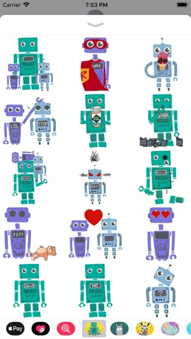 Robot Family - Stickers應用截圖