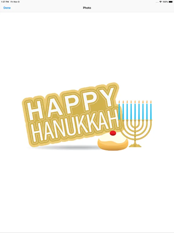 Hanukkah Chanukah Stickers iPad  スクリーンショット
