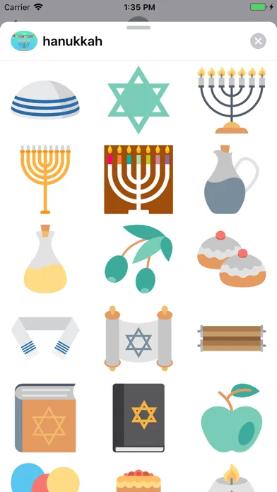 Hanukkah Chanukah Stickers スクリーンショット
