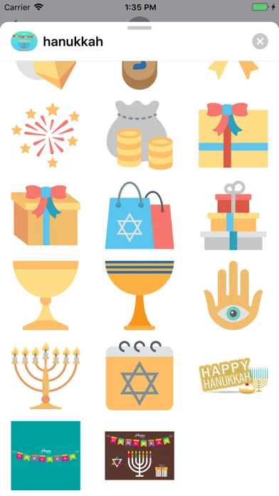 Hanukkah Chanukah Stickers スクリーンショット