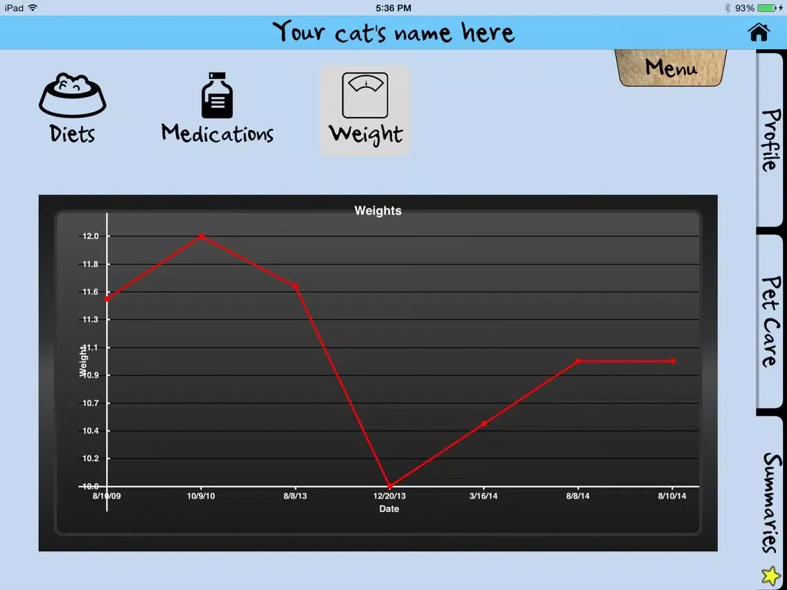 Captures d'écran de Petunia Pet Health & Vet Records iPad 