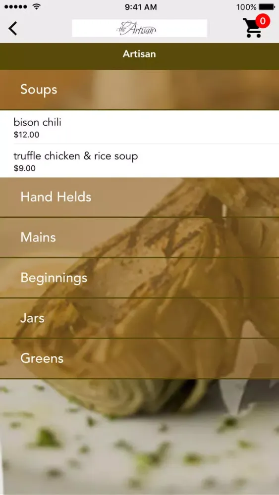Скриншоты OrderFood Mobile