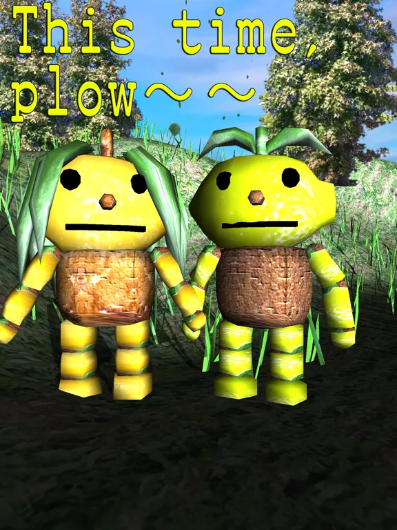 ภาพหน้าจอของ Len-chan's Lemon Field Plow iPad 