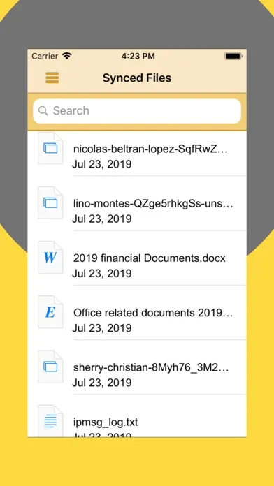 Zrzuty ekranu MyDocumentVault - Virtual USB