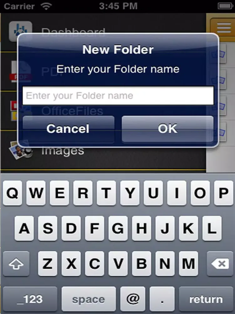 MyDocumentVault Lite - USB Disk to Store/View Docs iPad 应用截图