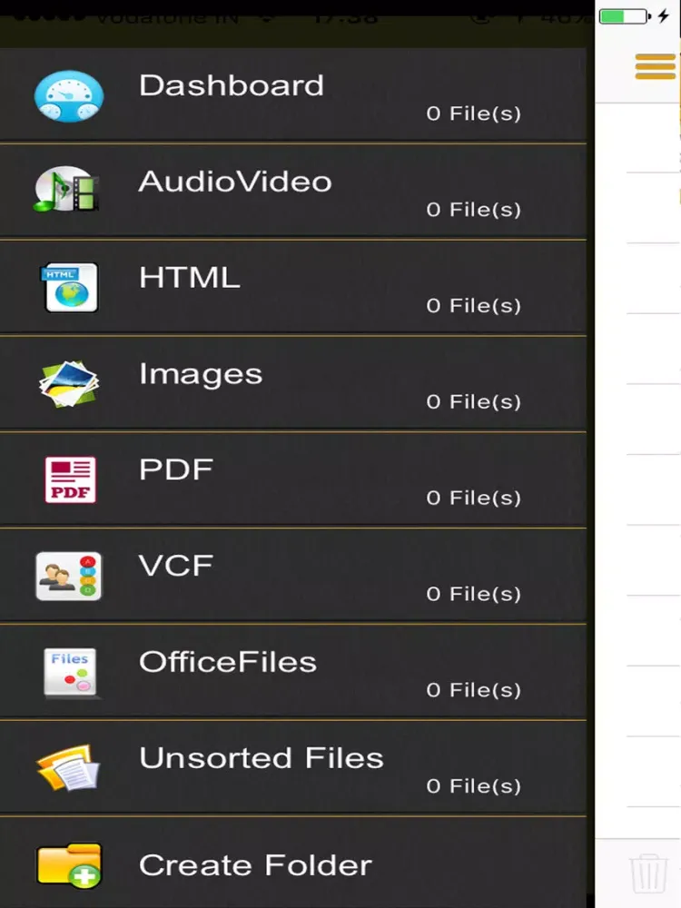 MyDocumentVault Lite - USB Disk to Store/View Docs iPad 应用截图