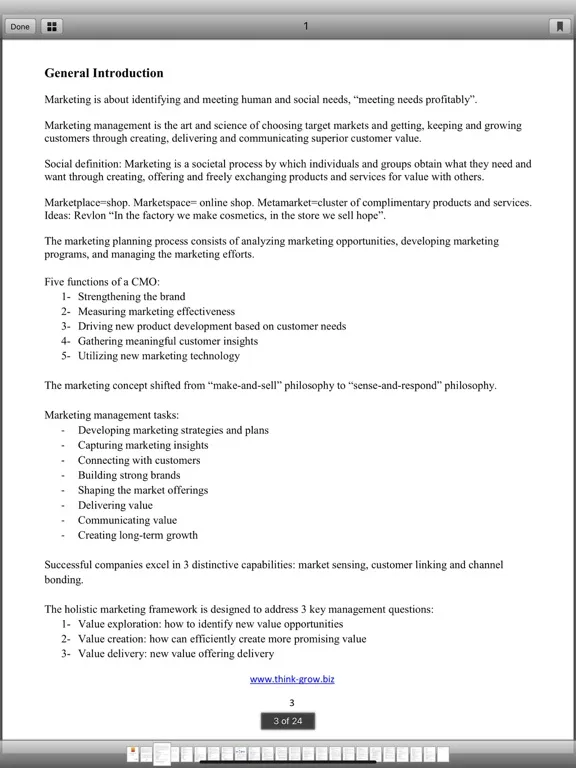 A to P Marketing Guide iPad  スクリーンショット