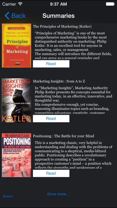 A to P Marketing Guide スクリーンショット