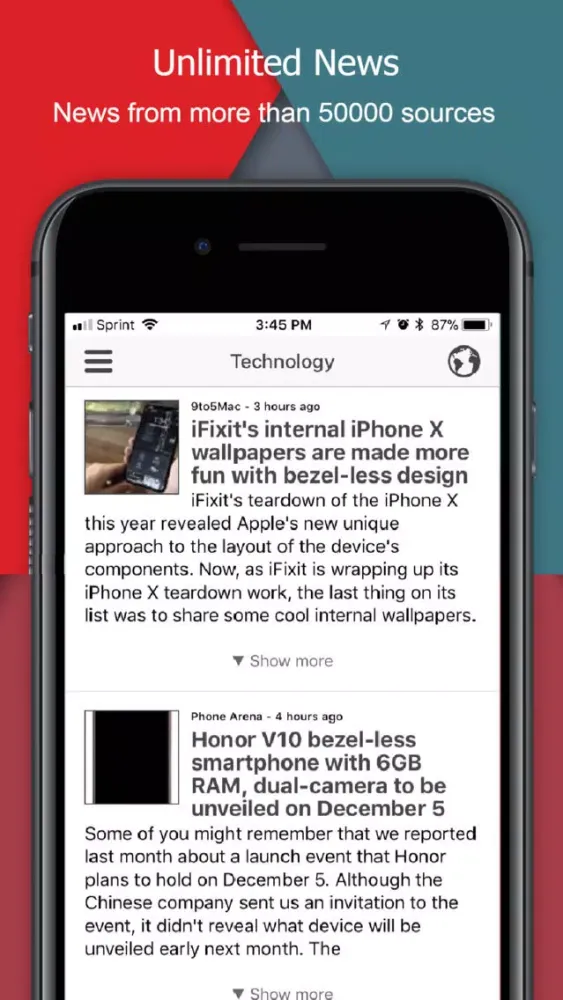 NewsHunt Screenshots