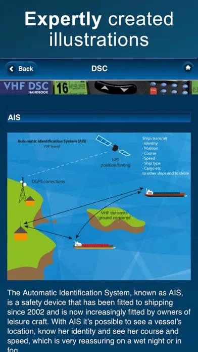 Zrzuty ekranu VHF DSC Radio