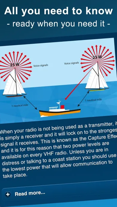 Zrzuty ekranu VHF DSC Radio