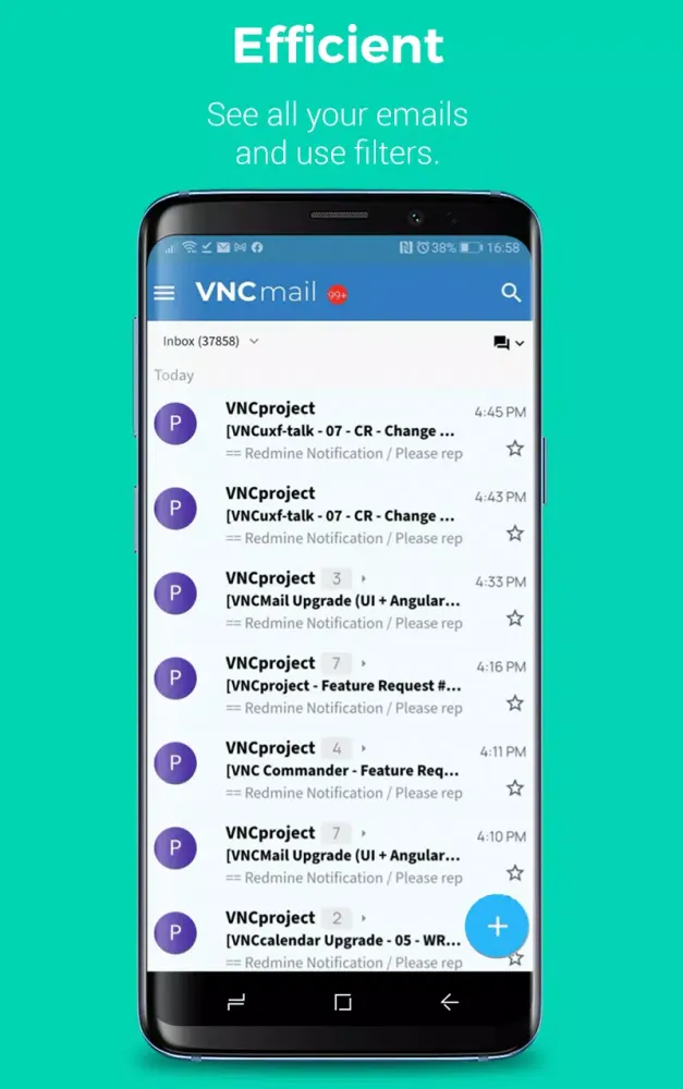 VNCmail Screenshots