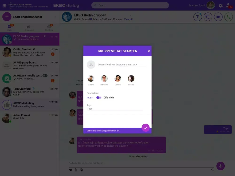 Скриншоты EKBO Dialog iPad 