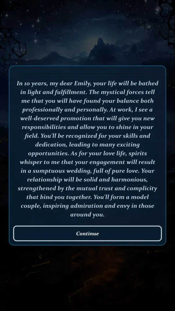 Psychic readings - Mystic Q&A Screenshots