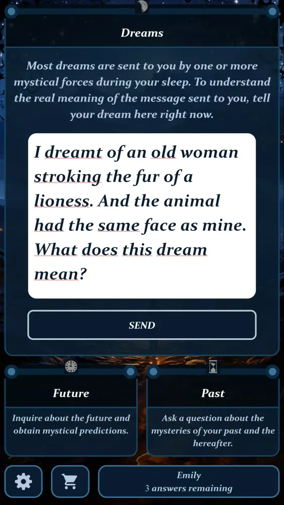 Psychic readings - Mystic Q&A Screenshots