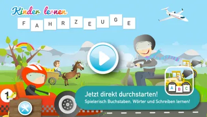Tangkapan layar Kinder lernen Fahrzeuge