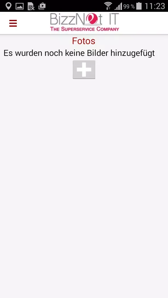 BizzNet F.O.Z. app Screenshots