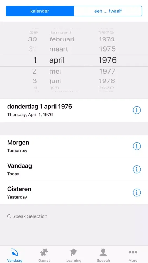 Learn Dutch - Calendar स्क्रीनशॉट