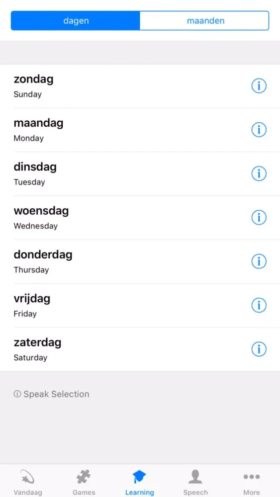 Learn Dutch - Calendar स्क्रीनशॉट