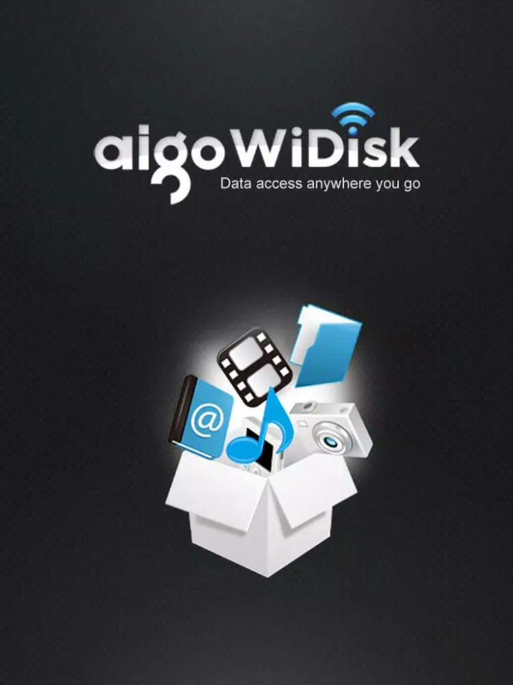 Tangkapan layar aigo WiFi Disk iPad 