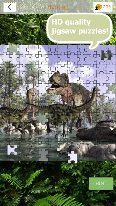 Captures d'écran de Dino Puzzles - dinosaur jigsaw puzzles