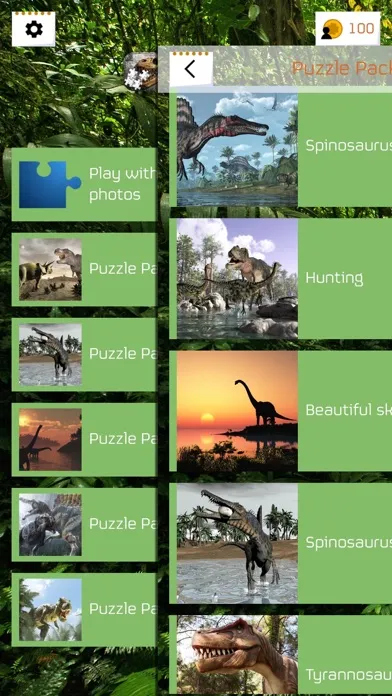 Captures d'écran de Dino Puzzles - dinosaur jigsaw puzzles