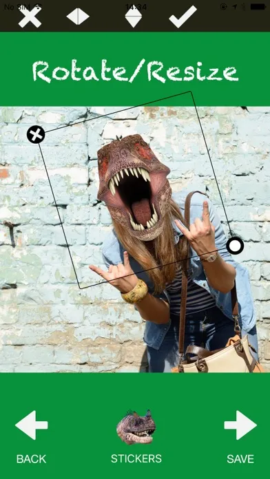 Dinoface - dinosaur photo booth应用截图