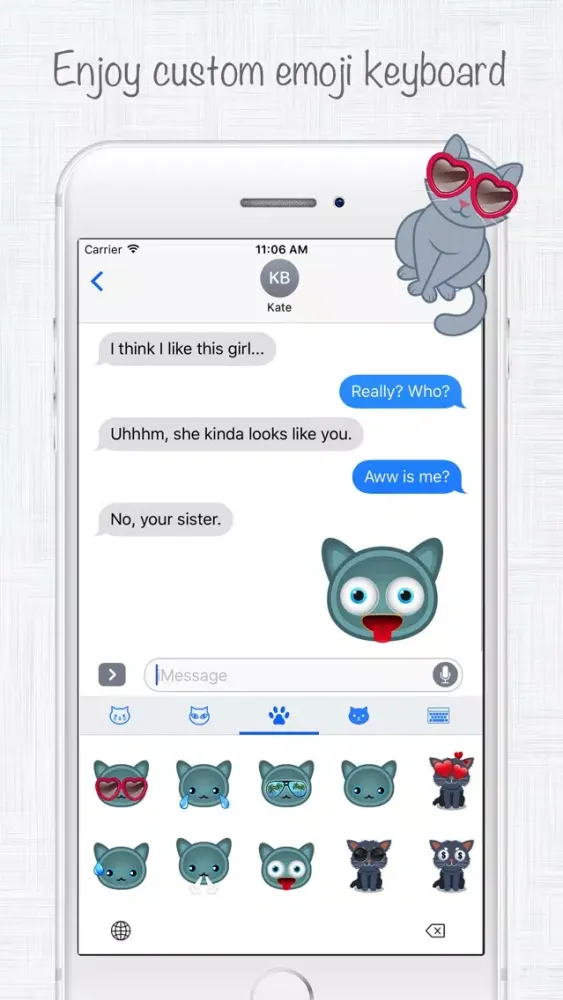 Captures d'écran de Russian Blue Moji - Emoji & Stickers