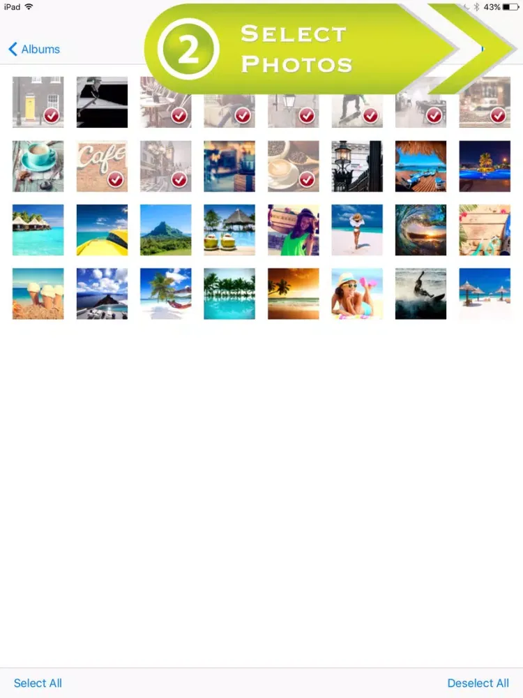Zrzuty ekranu Scrapbook Creator - automatic photo collage iPad 