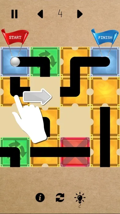 تصاویر Sliding Puzzle - Guide the Ball