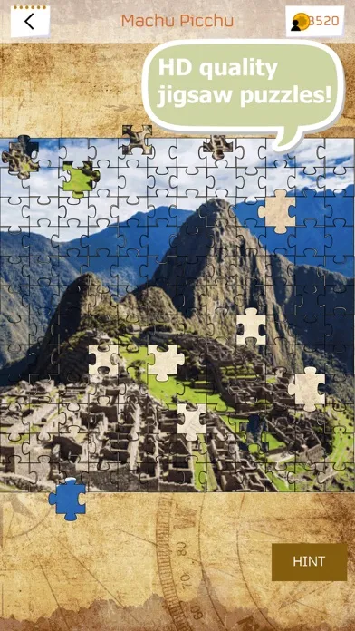 Tangkapan skrin World Heritage Sites Puzzle Game