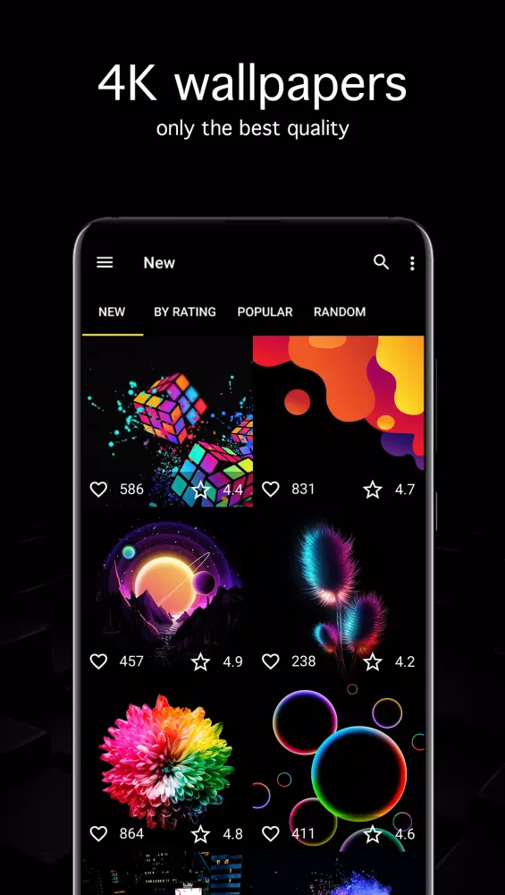 Black Wallpapers 4K (Dark)应用截图