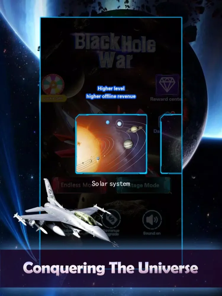 Captures d'écran de Black Hole War iPad 
