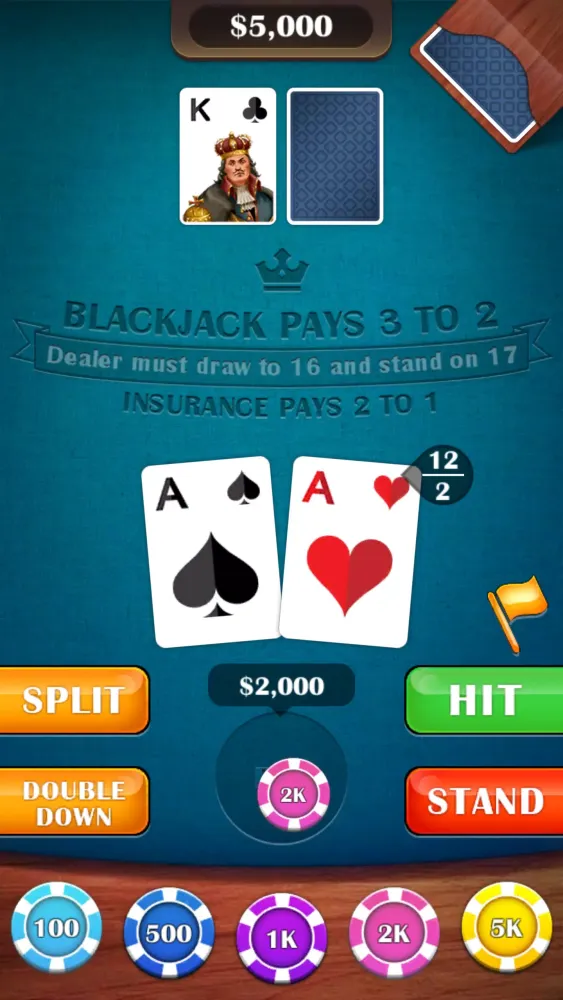 Blackjack 21 Screenshots