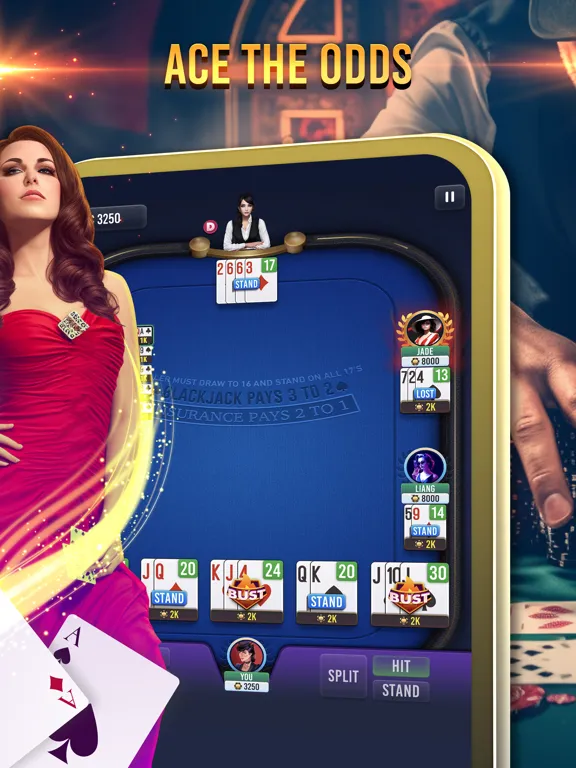 Blackjack 21 Championship iPad 應用截圖