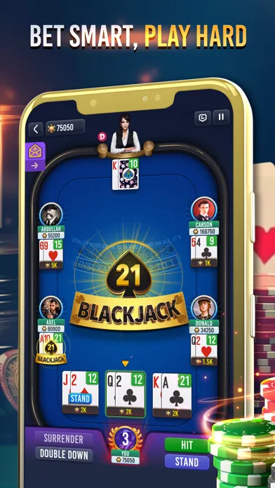 Blackjack 21 Championship應用截圖
