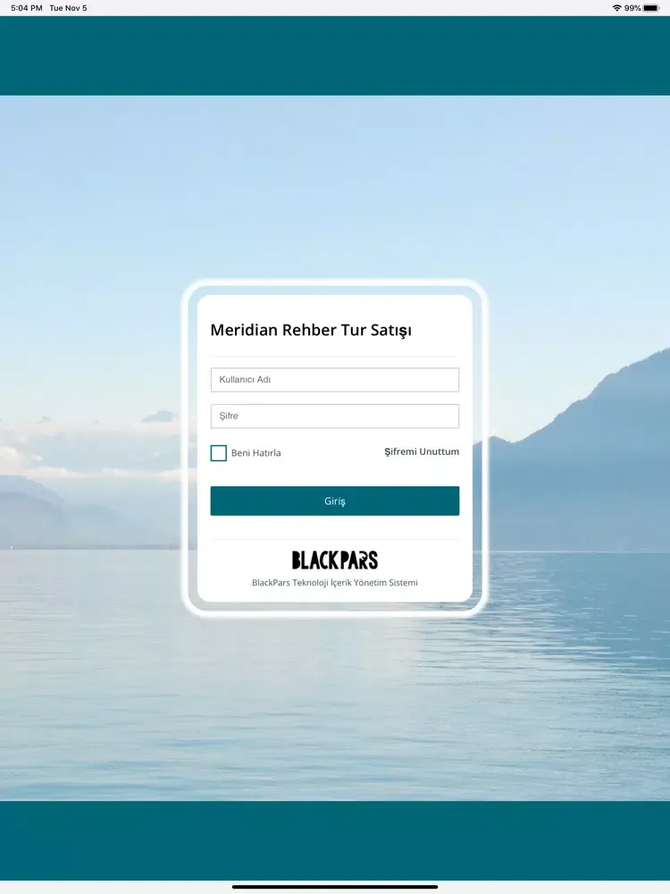 Tangkapan layar Tur Rehber Portalı iPad 