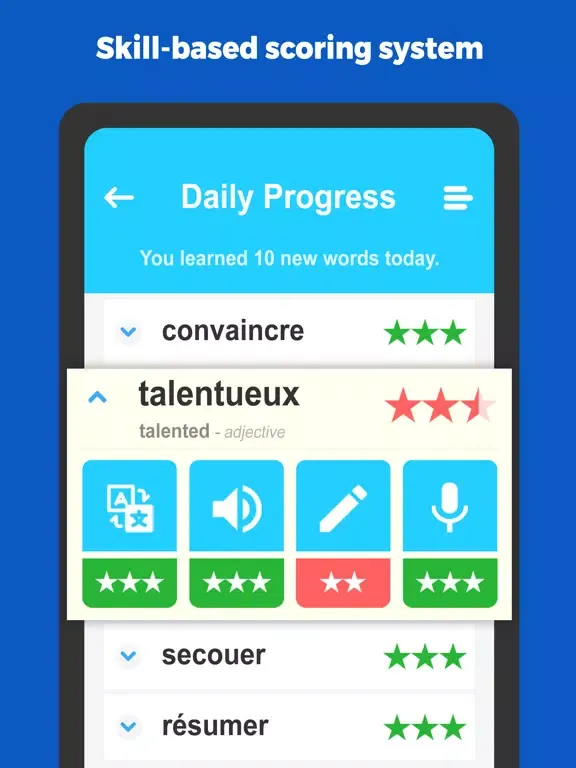 French Vocabulary - Blarma iPad  Ekran Görüntüleri