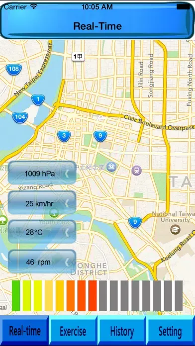Captures d'écran de 4-in-1 Bike Sensor