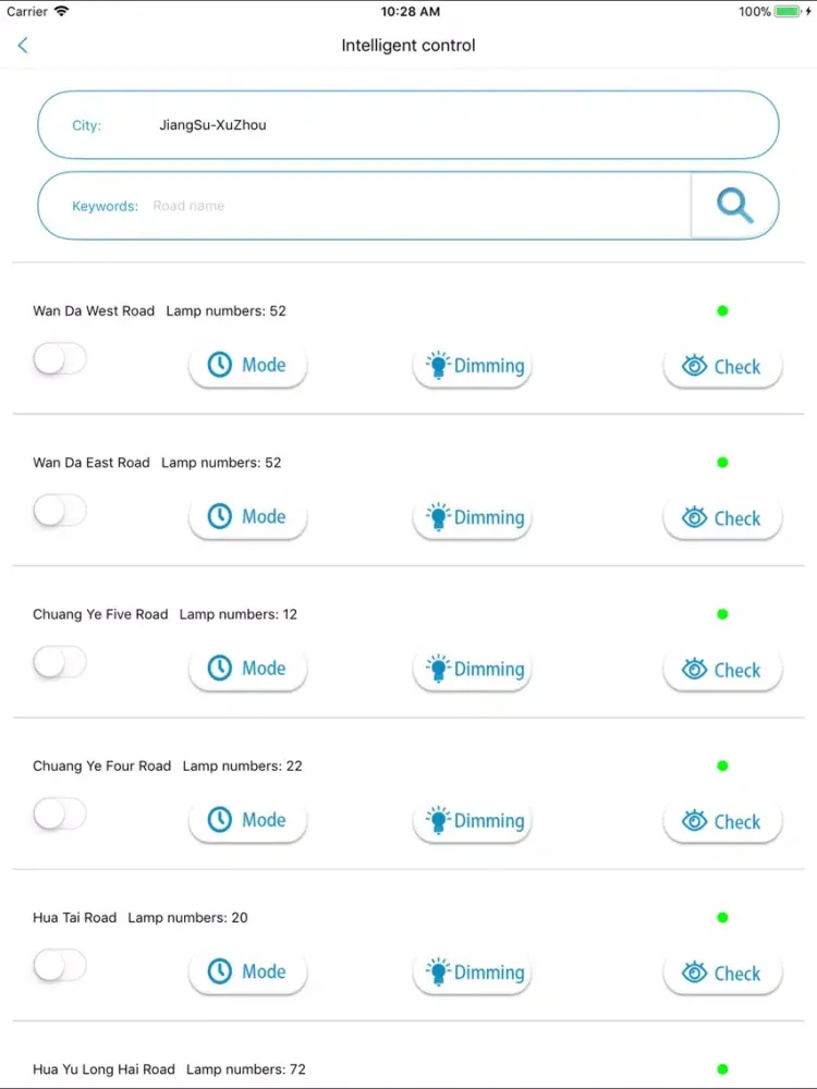 Capturas de tela do Smart lighting - bluetooth iPad 
