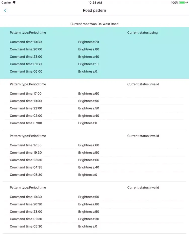 Capturas de tela do Smart lighting - bluetooth iPad 