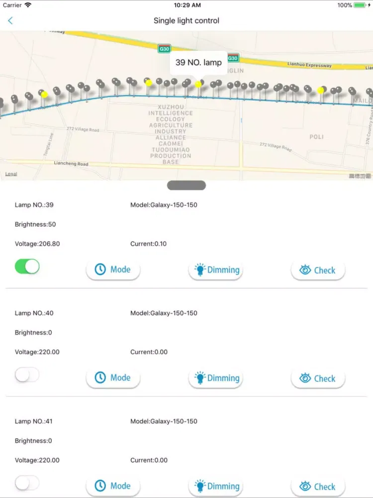 Capturas de tela do Smart lighting - bluetooth iPad 