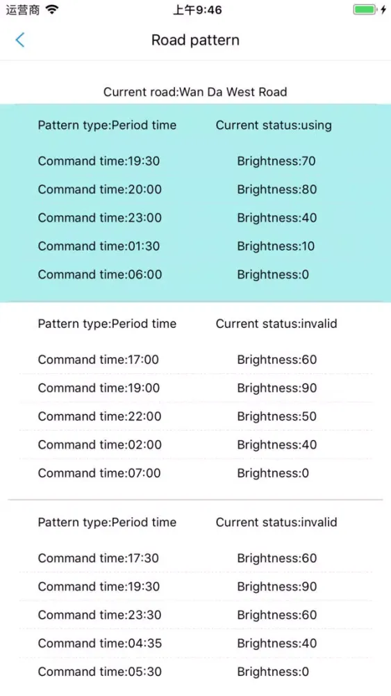 Capturas de tela do Smart lighting - bluetooth