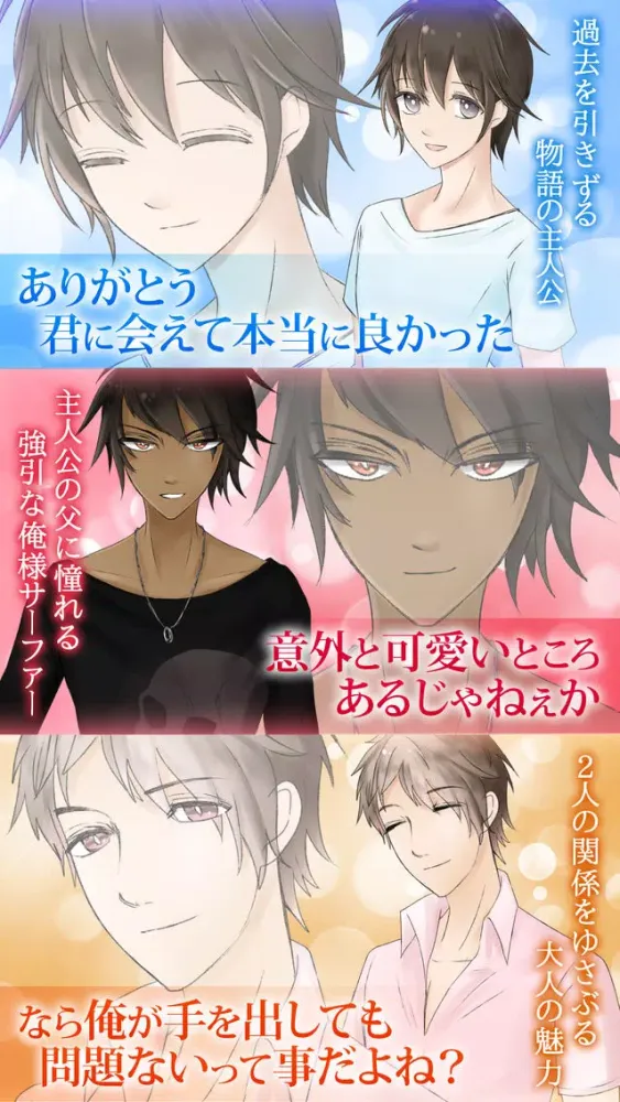 【ＢＬゲーム】彼と僕の夏休み-腐女子向け恋愛ノベルゲーム-應用截圖