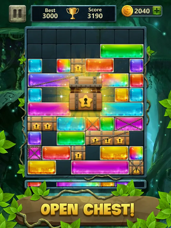 Block Drop Puzzle Jewel iPad  スクリーンショット