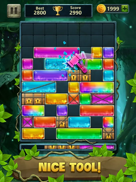 Block Drop Puzzle Jewel iPad  スクリーンショット